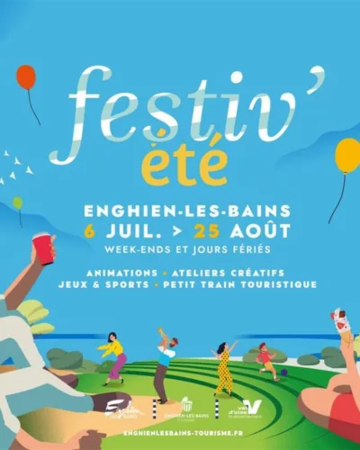 Affiche festiv'été enghien les bains