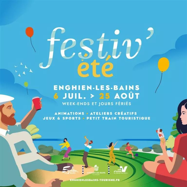 Affiche festiv'été enghien les bains