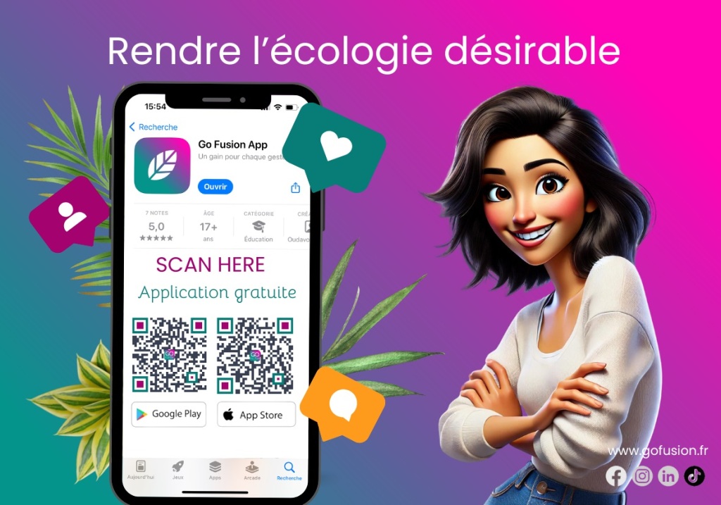 Application Go Fusion, application ludique écologique.